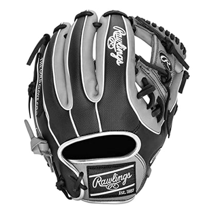 Rawlings Gamer XLE Speed Shell Series Baseball Infield | Catcher | Utility Glove | Mitt | Travel | Youth | 11.5” | 12.25” | 32.5” | Black | Grey | Right | Left - size: 11.50"