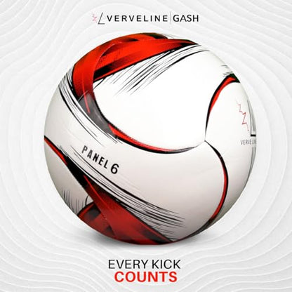 Soccer Ball Size 4 Training Soccer Ball – Machine Stitched TPU Soccer Ball for Indoor Courts and Outdoor Fields, Durable Football for Training and Recreational Use – VERVELINE