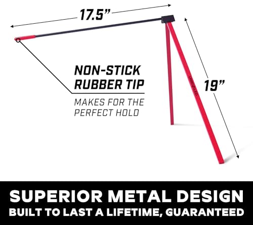 Unrivaled Perfect Field Goal Football Kicking Tee Stand, Red