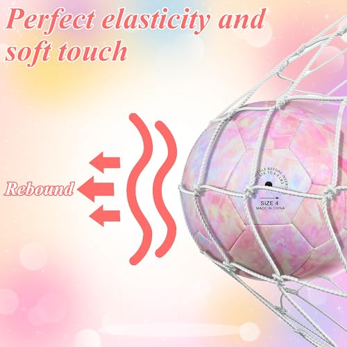 Soccer Ball Size 3/Size 4 for Kids, Premium TPU Toddler Soccer Balls Interactive Indoor Outdoor Sports Toys for Kid Children Boys Girls Teenager Schoolboys Birthday Gifts