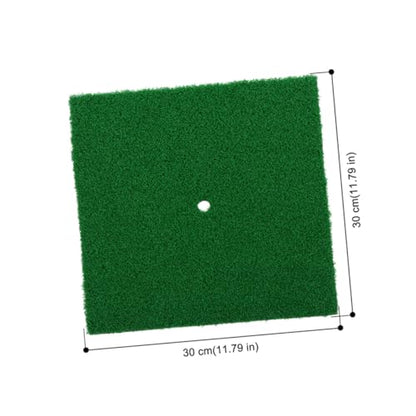 GANAZONO Portable Golf Training Aid Mat Grass Practice Turf for Indoor Outdoor Swing and Short-Range Shot Accuracy Improvement
