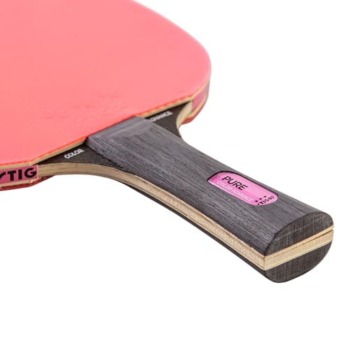 STIGA Pure Color Advance Performance-Level Table Tennis Racket (Yellow) - color: Pink