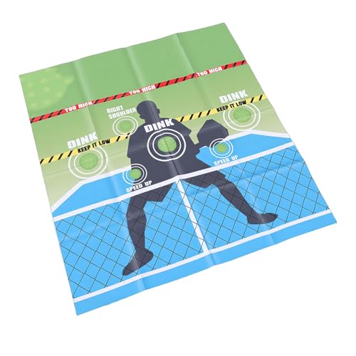 RiToEasysports Pickleball Practice Pad, Improves Control Volley Accuracy Training Mat 28x32 Inches for Home Gym Indoor Court Backyard Enthusiasts
