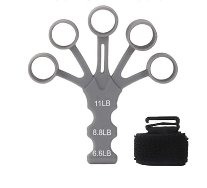 5-Finger Basketball Training Equipment, Hollow Finger and Wrist Puller Trainer, Corrector for Shooting Form