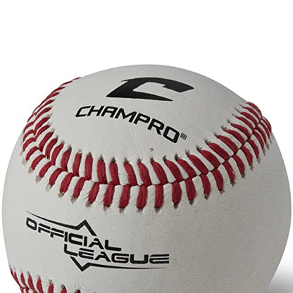 Champro 6 Gallon Bucket with 30 CBB-200 Baseballs and Drink Can Sleeve