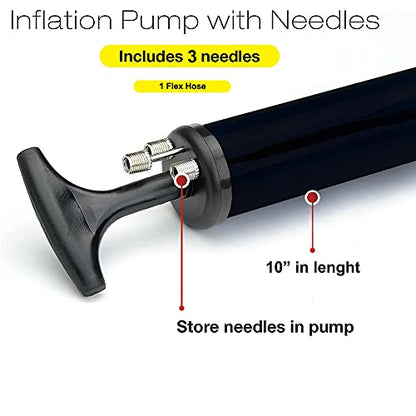 Biggz (12 Pack) Ball Pumps W/Needles - Bulk Wholesale Soccer Balls & Sports