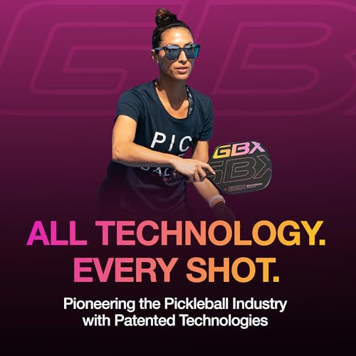 Gearbox GBX Quad Mod 14mm Pickleball Paddle – Textured Glass Fiber Face, Enhanced Spin & Control, PU Molded Handle, 14mm Poly Core – Lightweight, Durable, High-Performance Paddle