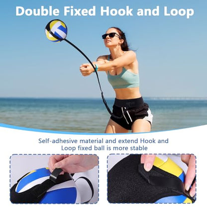 Volleyball Training Equipment Aid, Ball Rebounder Trainer Kit, Volleyball Serving Trainer and Practice Equipment for Spiking Setting, Gifts for Teen Girls & Boys