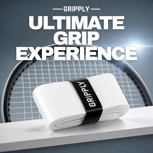 Ultra Tack Premium Overgrips, Tacky and Comfortable Racket Grip Tape for Tennis, Pickleball & Padel Rackets, Sweat-absorbant Racquet and Paddle Handle Tape for Control