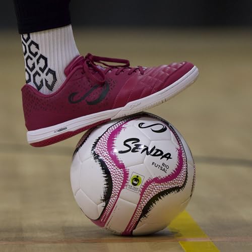 Senda Rio Premium Training Low-Bounce Futsal Ball, Fair Trade Certified - color: Pink, size: 2