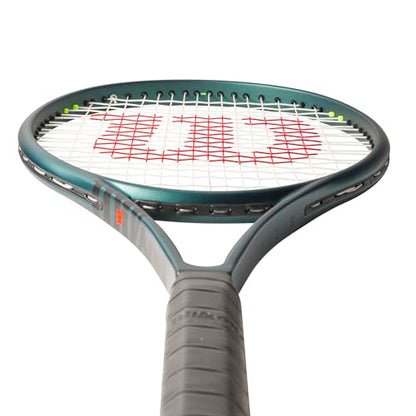 Wilson Blade 100UL V9 Strung Performance Tennis Rackets - Strung with Sensation 16 Natural at Mid Range Tension