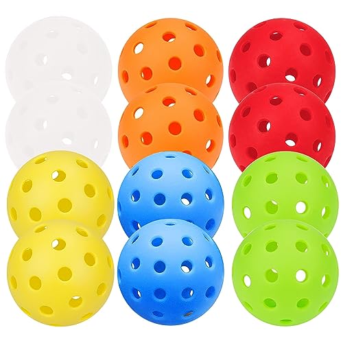 6 Pack Sports Outdoor Pickleballs - 40 Pickleball Balls - USA Pickleball Balls (USAPA) Approved - Official US Open Ball - color: Mixed, style: 12 - Pack