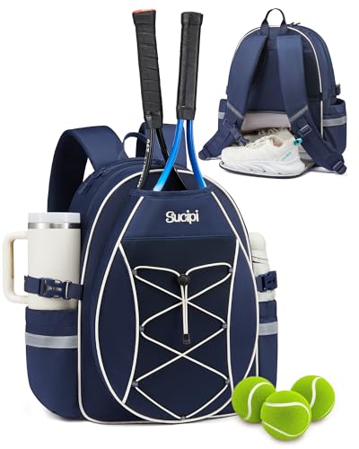 Tennis Bag for Kids, Professional Youth Tennis Bag Backpack, Tennis Racket Bags for Women, Tennis Gifts for Boys Girls