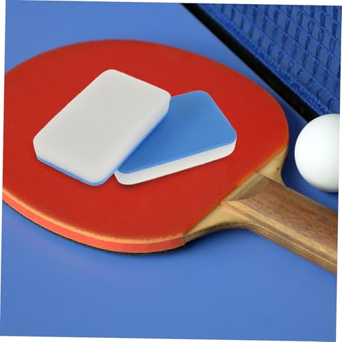 2pcs Table Tennis Bat Cleaner Sponge Wipes Tool Portable Paddle Cleaning Supply Racket Scrubber for Table Tennis Maintenance