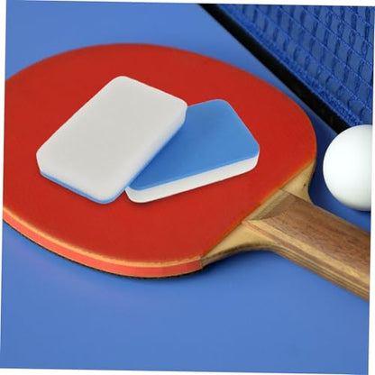 2pcs Table Tennis Bat Cleaner Sponge Wipes Tool Portable Paddle Cleaning Supply Racket Scrubber for Table Tennis Maintenance
