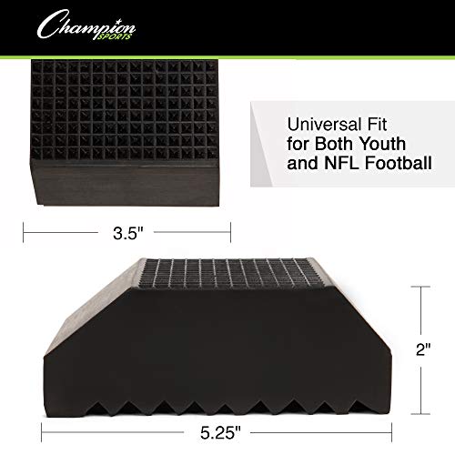 Champion Sports Football Kicking Tee – Heavy-Duty Kickoff Tee in Multiple Styles & Sizes - style: Extra-Point Kicking Tee (2 Inch)