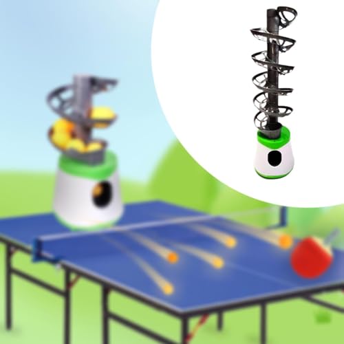 Table Tennis Training, Entertainment Exerciser,Professional,Table Tennis Toss Machine,s for Home,Exercise,s, 9 Fairways