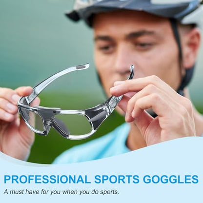 PATIKIL Adjustable Professional Sports Goggles, Unisex Safety Glasses Outdoor Sports Protective Eyewear