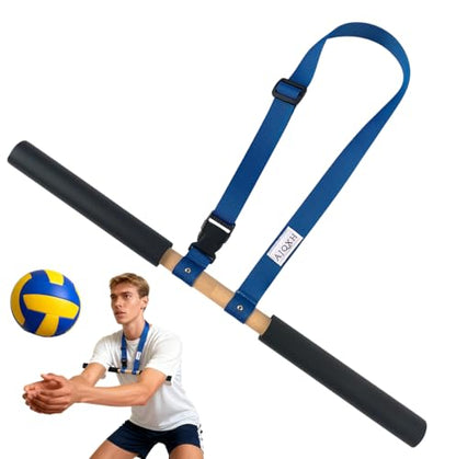 Bump-Pass Volleyball Training Kit Wood Stick for Correcting Bump-Pass, Passing Practice Training, Portable Splittable, Volleyball Hitting Trainer