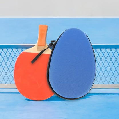 Alipis Table Tennis Paddle Case Eva Hard Shell Portable Ping Pong Racket Storage Bag with Ball Holder Sports Organizer for Outdoor Training