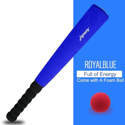Aoneky Foam Baseball Bat and Ball Set for Toddlers, Soft T Ball Toy for Kids Age 1 2 3 4, Mini Safe Indoor Outdoor Beginner Tball Set with Tee, 16.5 Inch Lightweight Bat for Boys Girls