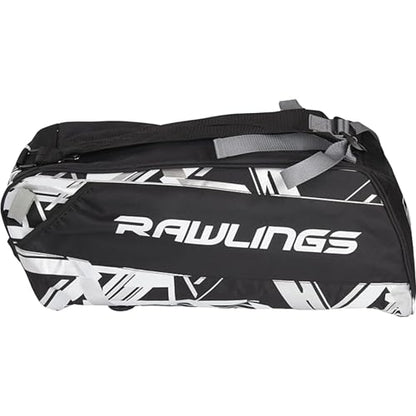 Rawlings | REMIX Duffel Equipment Bag | T-Ball & Youth Baseball/Softball | Multiple Colors - color: Black