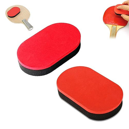 3 Pack Ping Pong Paddles Cleaning Sponge Replacement Dust Remover Foam Squeegee for Table Tennis Racket Rubber Cleaner Spray Pingpong Balls Paddle Maintenance Care Kit