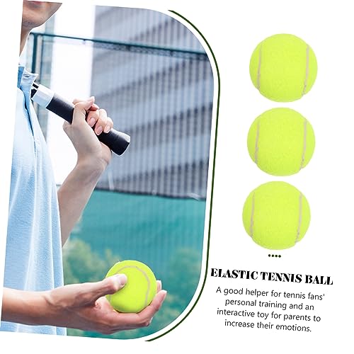 Abaodam 3Pcs Training Tennis Balls for Self Practice Professional Practice Balls for All Skill Levels Use for Beginners and Pros