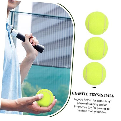 Abaodam 3Pcs Training Tennis Balls for Self Practice Professional Practice Balls for All Skill Levels Use for Beginners and Pros