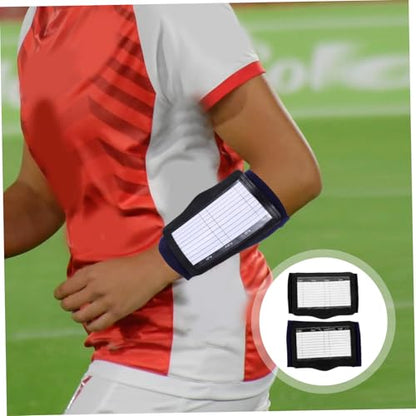 LIOOBO 2pcs Youth Football Play Wristband Wristband for Quarterback Softball Baseball Comfortable Flexible Arm Band for
