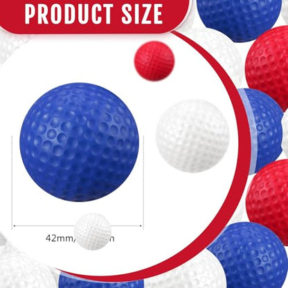 Junkin 80 Pcs Foam Golf Balls Practice Balls Realistic Feel and Flight Sport Training for Indoor or Outdoor Backyard Golf Training