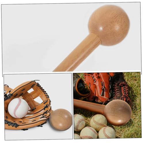 VANZACK 2pcs Softball Glove Mallet Portable Wooden Hammer for Baseball and Softball Glove Break Smooth Design Easy to Use for Shaping and Softening