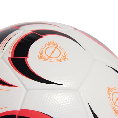 Adidas Tiro League Soccer Ball - color: White/Black/Lucid Red, size: 5