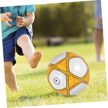 Abaodam Size 5 Soccer Ball Machine Stitched PVC Training Ball for Boys and Girls and Adults Sturdy Outdoor Soccer Equipment for Games and Practice 1 Piece