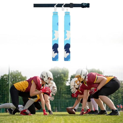 Simhoa Rugby Tag Belt Flag Football Belt Flag Accessories Versatile Detachable Adjustable