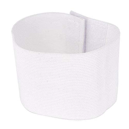 11 Pcs White Armbands Soccer Football Rugy Captain Armbands Mourning Armband for Multipurpose Use,DIY,Restaurant,Team Sport,Hospital,School