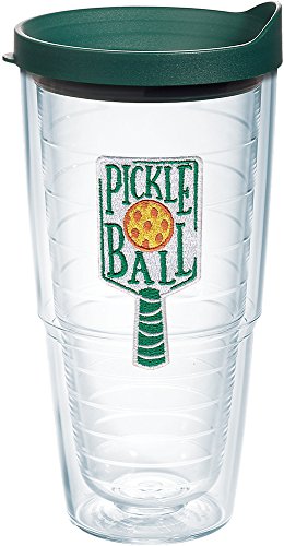 Tervis Pickleball Made in USA Double Walled Insulated Tumbler Travel Cup Keeps Drinks Cold & Hot, 24oz, Classic - style: 24oz