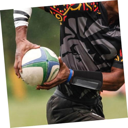 Tactical Football Wristband for Quarterbacks Medium Size Football Arm Band Playbook Protector Comfortable Sports Wrist Sleeve for Game Use