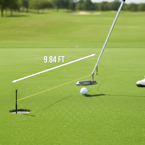 Golf Alignment Sticks, Green Alignment Sticks for Golf Training, Hampton Distribution