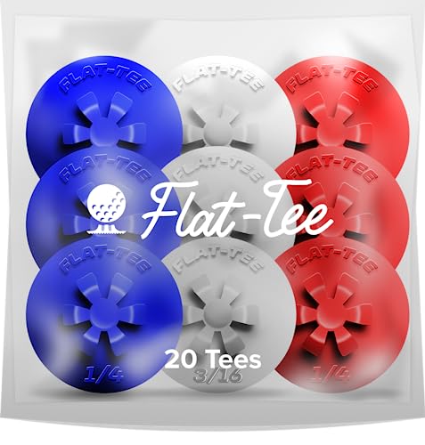 Golf Tee (Driving Ranges, Indoor/Virtual Golf Simulators, Tundra/Winter Golf, Consistent Height, USGA Conforming, Par 3 Tee, Virtually Unbreakable, Multicolor)