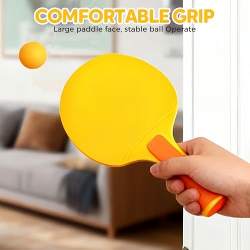 Door Plunking Game, 2026 New Hanging Table Tennis Trainer Portable Set, Adjustable Ping Pong Doorway Game for Kids with Racket and Balls