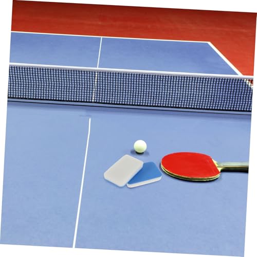 BESPORTBLE 2pcs Table Tennis Racket Cleaner Paddle Cleaning Brush Dusting Sponge Scrubbing Pad for Racket Maintenance