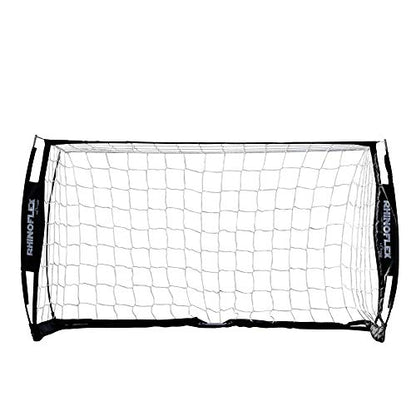 Champion Sports Rhino Flex Portable Soccer Goal – Durable Pop-Up Soccer Net with Carry Bag, Ground Stakes, and Sturdy Frame, Easy Setup for Backyard Practice or Games - style: 3' x 5'