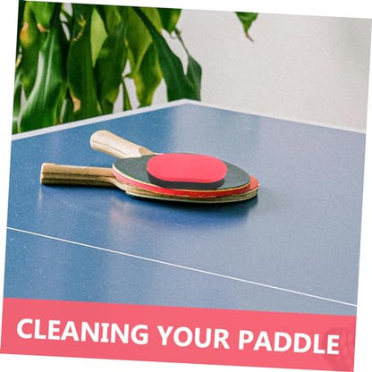 Table Tennis Paddle Cleaner Sponge for Paddle Maintenance Finish Portable Design for Outdoor Use Enhances Performance by Removing