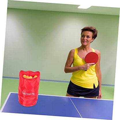 Abaodam Portable Pingpong Ball Holder Bag Zipper Sports Ball Organizer for Table Tennis Lightweight and Convenient Carrying for Training and Games