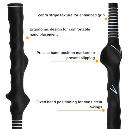 Singelila 1Pcs Right-Hand Golf Training Grip, Golf Swing Trainer Practice Aid for Grip Alignment & Muscle Memory, Golf Accessories for Beginners