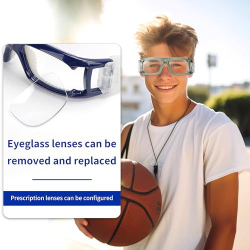 SooGree Sports Goggles Glasses Protective Safety Basketball Football Sport Glasses Men Shock Collision Adjustable Glasses