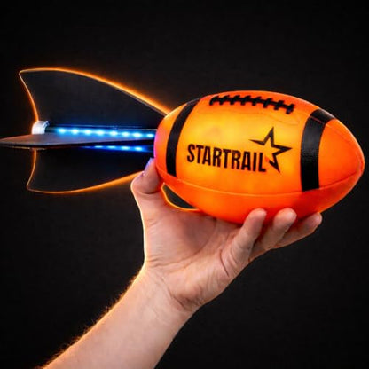 Glow in The Dark Football | Rechargeable Ultra-Bright LED Light-Up Football for Kids & Teens Ages 6+ | Outdoor Fun for Evening Play, Camping & Beach Games