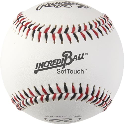 Rawlings | Incredi-Ball Softstitch Baseballs | Cloth & Synthetic Leather Cover Options | 12 Count