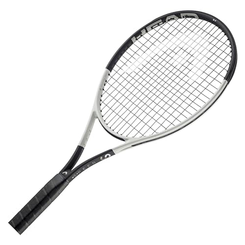 HEAD Speed MP 2024 Tennis Racquet - Strung Mid Tension with Velocity 16 Gauge